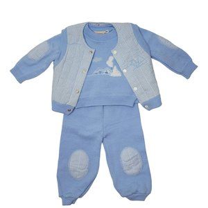 Friemanit vintage italian 80s kids baby clothing set new without tag size 9m
